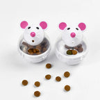 5cm Cat Slow Feeder Toy Mouse Tumbler Treat Dispenser for Cats Small Dogs Interactive Pet Puzzle Toy Pet Tumbler Leaks Food Ball