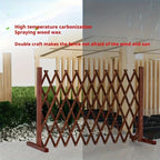 Retractable Wooden Pet Gate for Dogs Cats - Easy Install Indoor Safety Barrier for Home, Bedroom, Doorway & Stairs