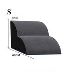 Pet Stairs Ramp Non-Slip Dog Steps for Small Dogs Cats Soft Plush Surface Removable Washable Dog Beds