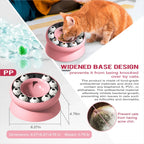 Cat Toys Slow Feeder Cat Bowl Interactive for Indoor Cats Cat Puzzle Feeder Pet Toy for Aid Pets Digestion & Mental Stimulation