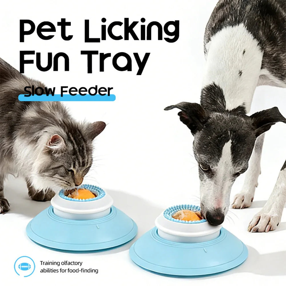 Dog Licking Toy Slow Feeder Interactive Toy Feeding Accessory For Dogs Cat Puppy Kitten Training Supply Food Dispensing Game Box