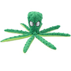 No-Stuffing Crinkle Octopus Dog Toy for Playful Pups