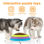 Dog Slow Feeder Interactive Dog Puzzle Game Toy Reusable 3 Layers Puzzle Puppy Feeder for Pet Avoid Gulping