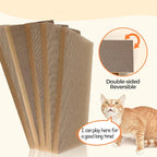 Durable Cardboard Cat Scratching Pad with Cat Bed Combo Non-Shedding All-Season Pet Bed Toy for Cats, Essential Pet Supplies