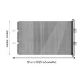 Pet Gate Indoor Retractable Stair Barrier 49 Inch Wide Childproof No Drilling Gate for Kitten Puppy House Yard Garage Patio Deck