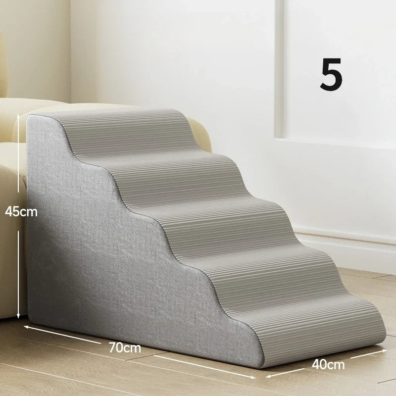 2026 Designer Pet Dog Stairs Ramp Non-Slip Pet 2/3 Steps for Small Old Dogs Sofa Bed Sofa Bed Ladder Cat House