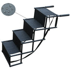 Pet Ladder Folding Dog Ladder Outdoor Car Dog Stair Bathing Rack Pet Car Pet Ladder