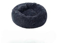 Round pet bed for anxious pets - Plush and calming