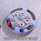 Smart Cat Puzzle Toy Slow Feeder Interactive Turntable Food Dispenser For Indoor Cats Anti-Boredom Pet Training Play Toy