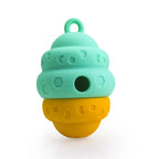 1pc Elastic Slow Feeder Pet Toy, Honeycomb-Shaped Rolling Food Dispenser for Cats, Dog Toy ,Dog Accessories, Pet Products