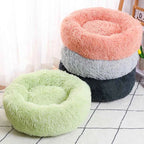 Donut Pet Bed – Calming Round Dog & Cat Bed Soft Plush Cuddler Nest