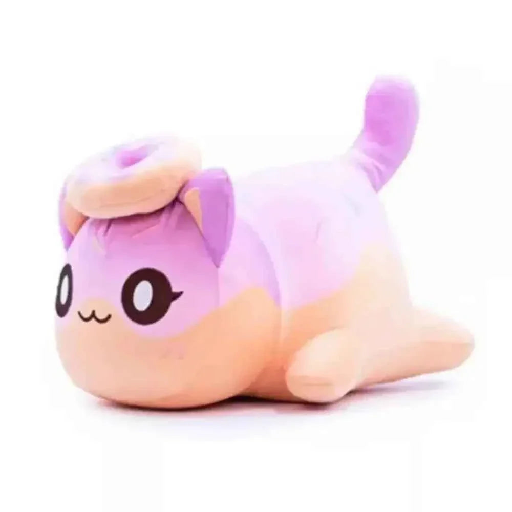 Aphmau Meemeow Cat Plush Toy - 10 inch Donut, Fries & Cheeseburger Food Plush Doll