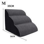 Pet Stairs Ramp Non-Slip Dog Steps for Small Dogs Cats Soft Plush Surface Removable Washable Dog Beds