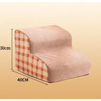 Pet Stairs Ramp Non-Slip Dog Steps for Small Dogs Cats Soft Plush Surface Removable Washable Dog Beds