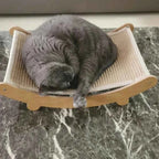 Wooden Cat Scratching Pad Bed – Detachable Wear-Resistant Scratch Board & Cat Lounge