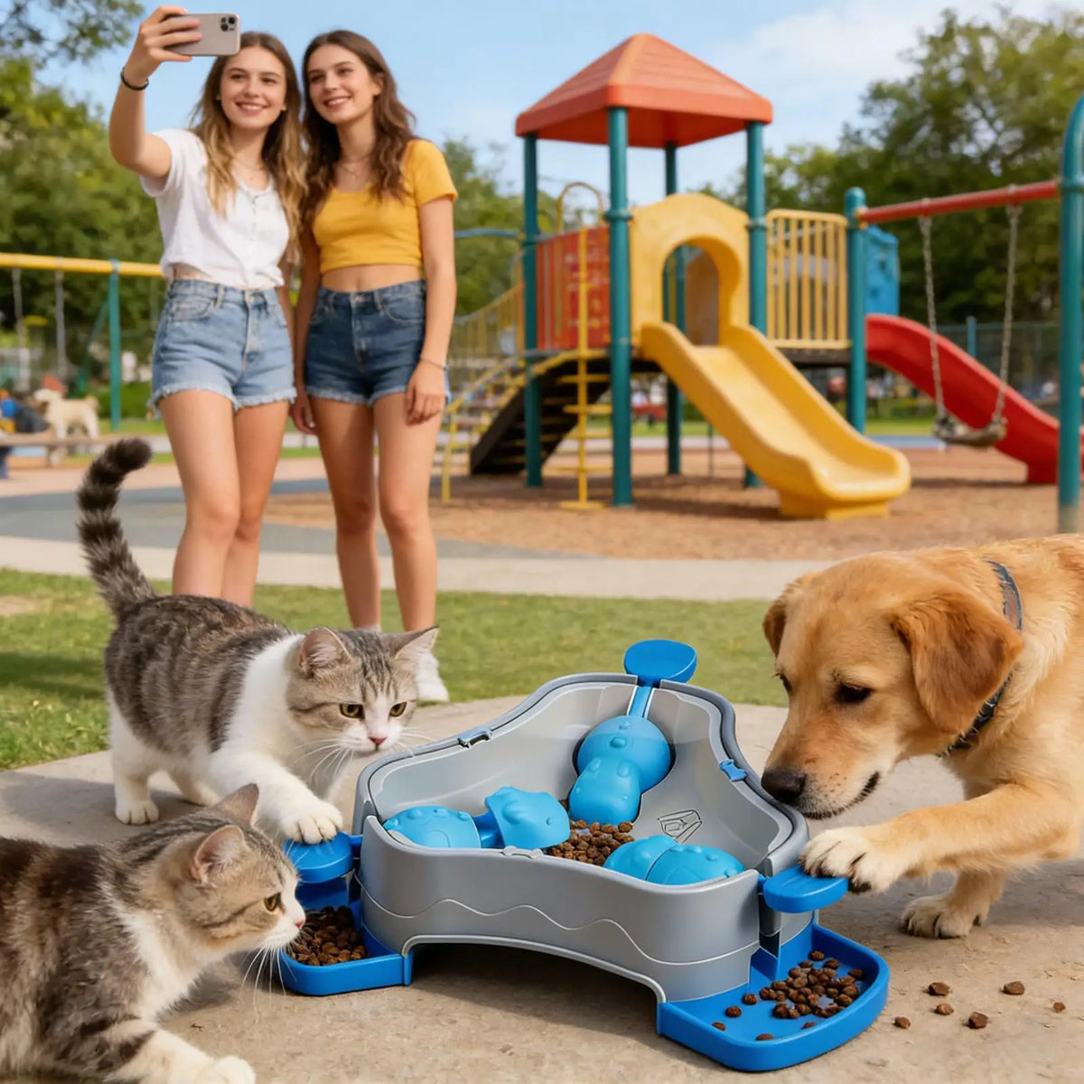 Dog Treat Dispenser Toy Puppy Training Supplies Dog Puzzle Feeder Toy for Animal Lovers Busy Professionals Trainers Apartment