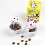 5cm Cat Slow Feeder Toy Mouse Tumbler Treat Dispenser for Cats Small Dogs Interactive Pet Puzzle Toy Pet Tumbler Leaks Food Ball