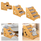 Dog Stairs for Small Dogs,Convenient,Sturdy,Non Slip,Indoor,Dog Steps,for Bed,Doggy Steps for Couch Sofa for Doggy Elderly Dogs
