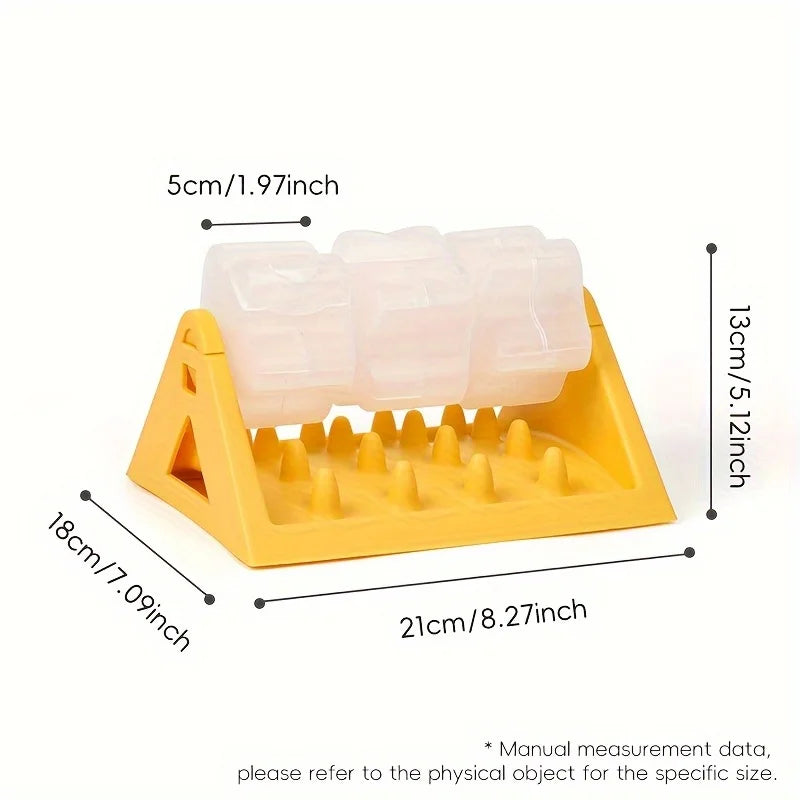 Interactive Dog Food Dispenser Toy - Puzzle Feeder with Leak-Proof Design Slow-Feeding Design & Durable PP Material for Dogs