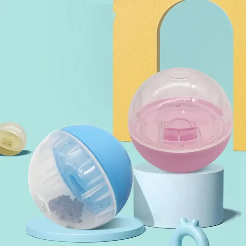 Treat Dispenser IQ Training InteractivePet Anti Choke Slow Feeder  Dog Cat Leakage Food Toys Balls Adjustable  Educational Toy