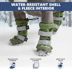 Dog Rainboots Waterproof Dog Shoes for Medium to Large Dogs Non Slip Dog Booties and Paw Protectors - 4PCS Doggie Hiking Boots