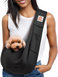 Small Dog Sling Carrier Breathable Wrap Pet Pouch Dogs Cats 3–10 lbs -all colors
