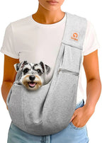 Small Dog Sling Carrier Breathable Wrap Pet Pouch Dogs Cats 3–10 lbs -all colors