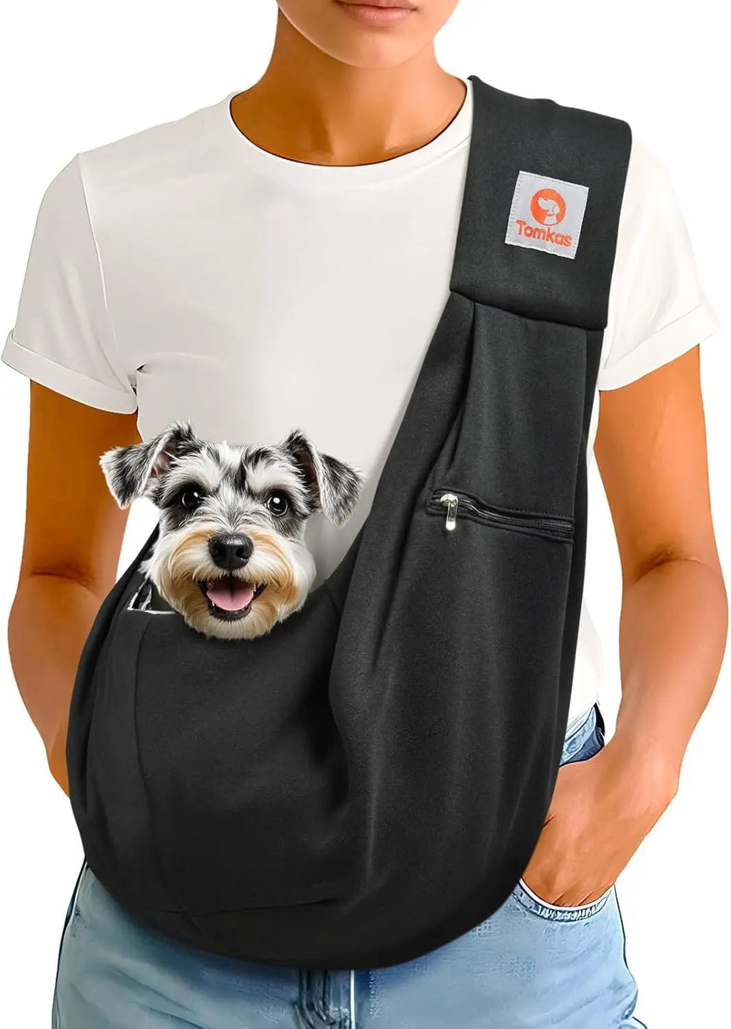 Small Dog Sling Carrier Breathable Wrap Pet Pouch Dogs Cats 3–10 lbs -all colors