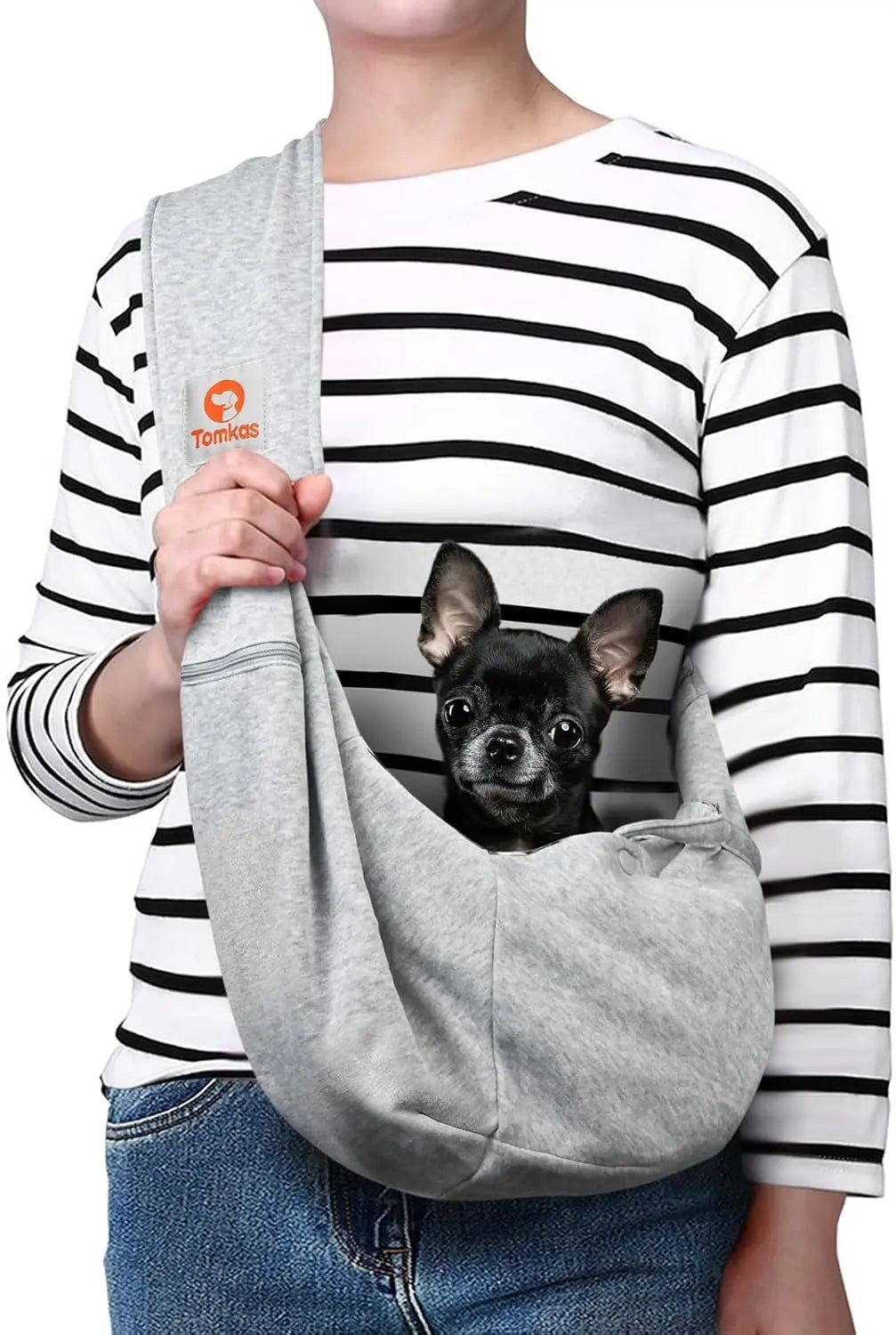 Small Dog Sling Carrier Breathable Wrap Pet Pouch Dogs Cats 3–10 lbs -all colors