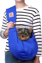 Small Dog Sling Carrier Breathable Wrap Pet Pouch Dogs Cats 3–10 lbs -all colors