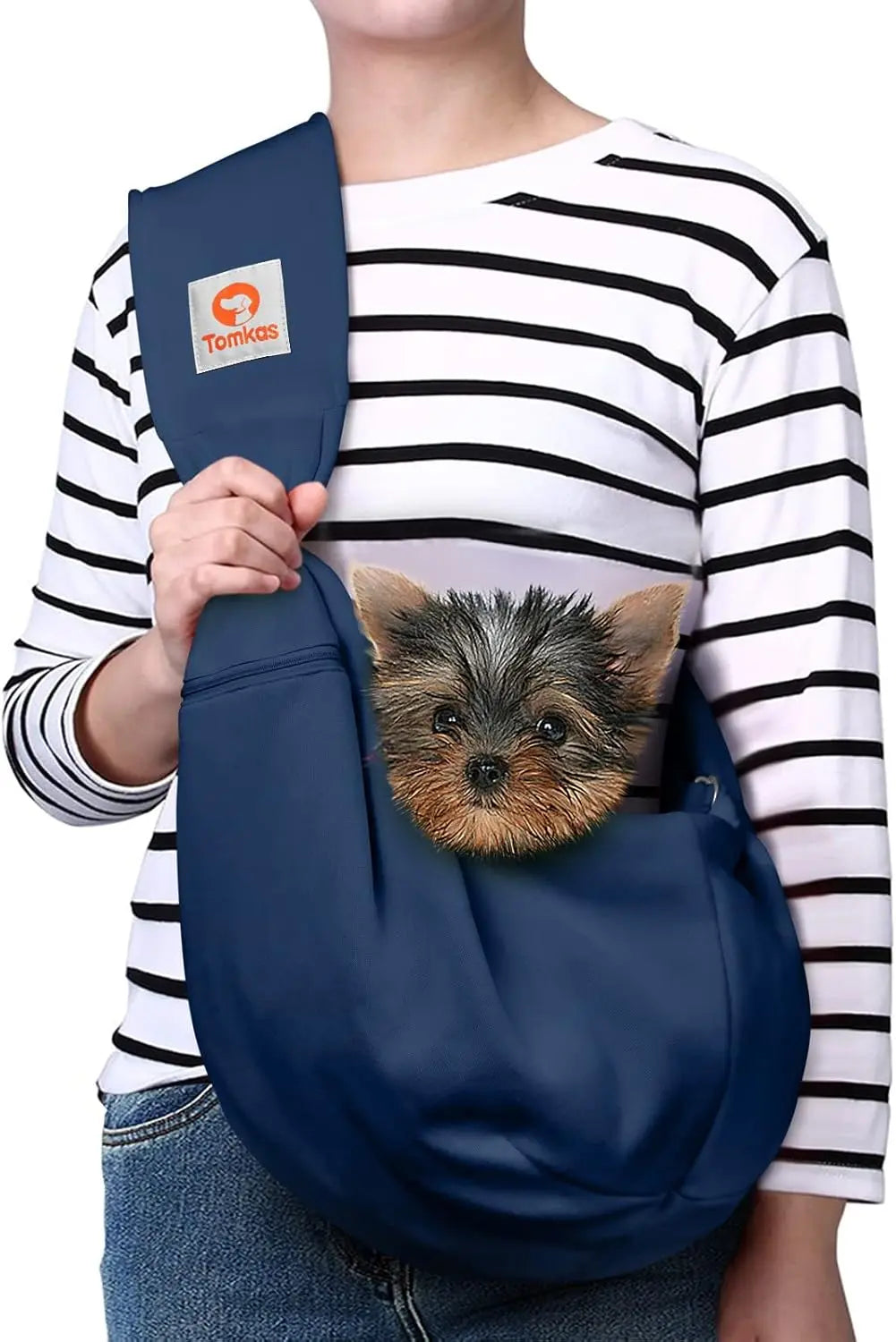 Small Dog Sling Carrier Breathable Wrap Pet Pouch Dogs Cats 3–10 lbs -all colors