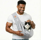 Small Dog Sling Carrier Breathable Wrap Pet Pouch Dogs Cats 3–10 lbs -all colors