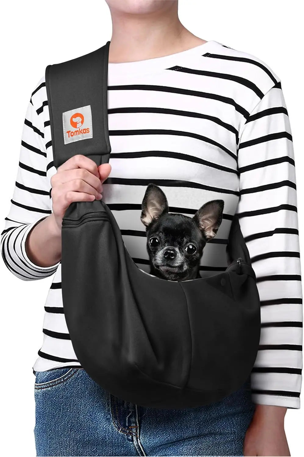 Small Dog Sling Carrier Breathable Wrap Pet Pouch Dogs Cats 3–10 lbs -all colors