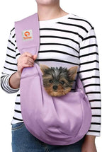Small Dog Sling Carrier Breathable Wrap Pet Pouch Dogs Cats 3–10 lbs -all colors