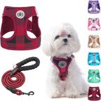 Step-In Dog Harness & Leash Set in Various Patterns – Reflective No Pull (XS- XL)