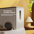 Cat Automatic Pet Feeder Water Dispenser Integrated Double Bowl Drinking Pet