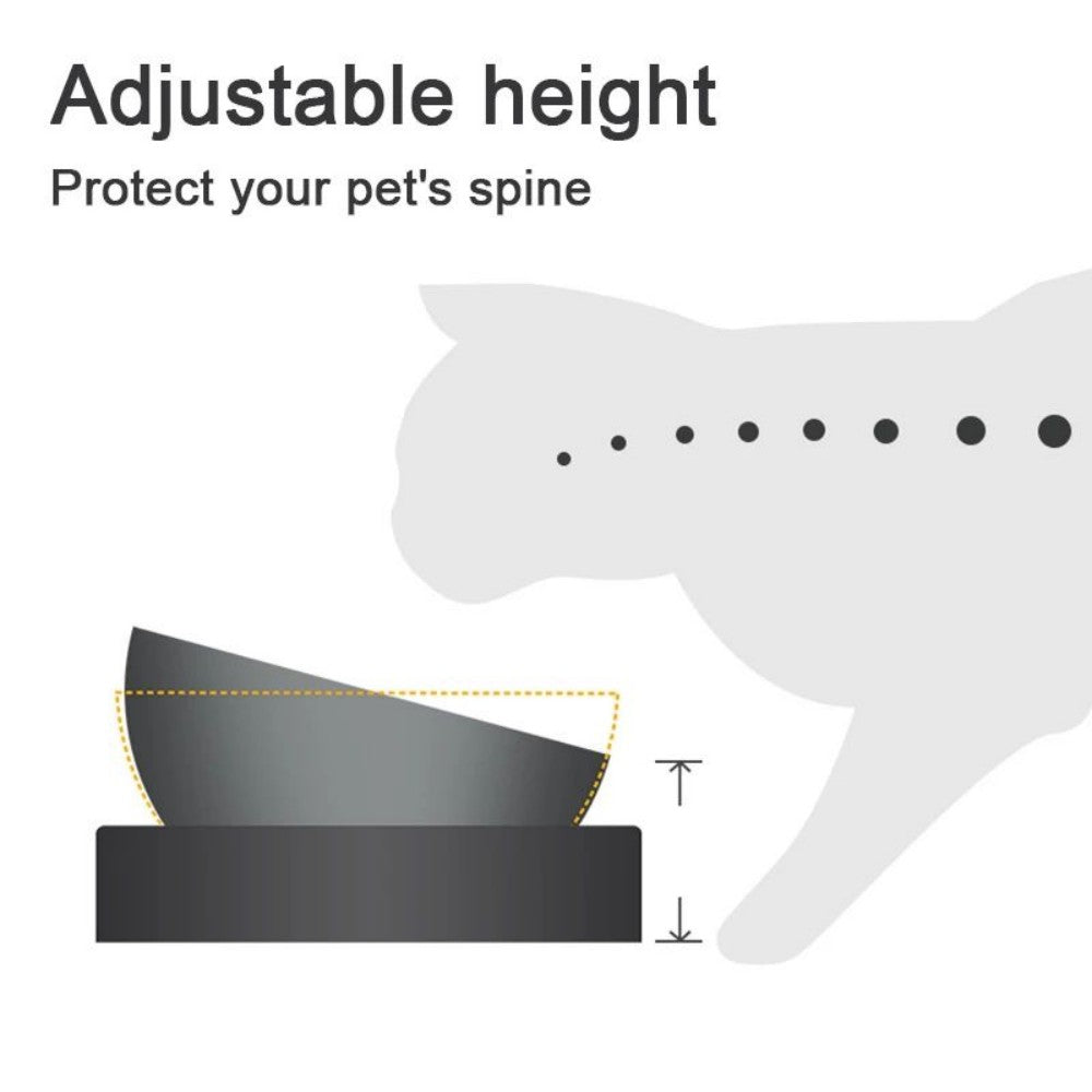 Easy To Clean Stainless Steel Cat Bowl Dog Food And Water Bowls With Stand Metal Cats Dogs Double Single Pet Feeding Feeder Bowl