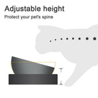 Easy To Clean Stainless Steel Cat Bowl Dog Food And Water Bowls With Stand Metal Cats Dogs Double Single Pet Feeding Feeder Bowl