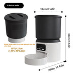 4L Smart Feeder Pet Cat Dog Timing Remote Monitoring