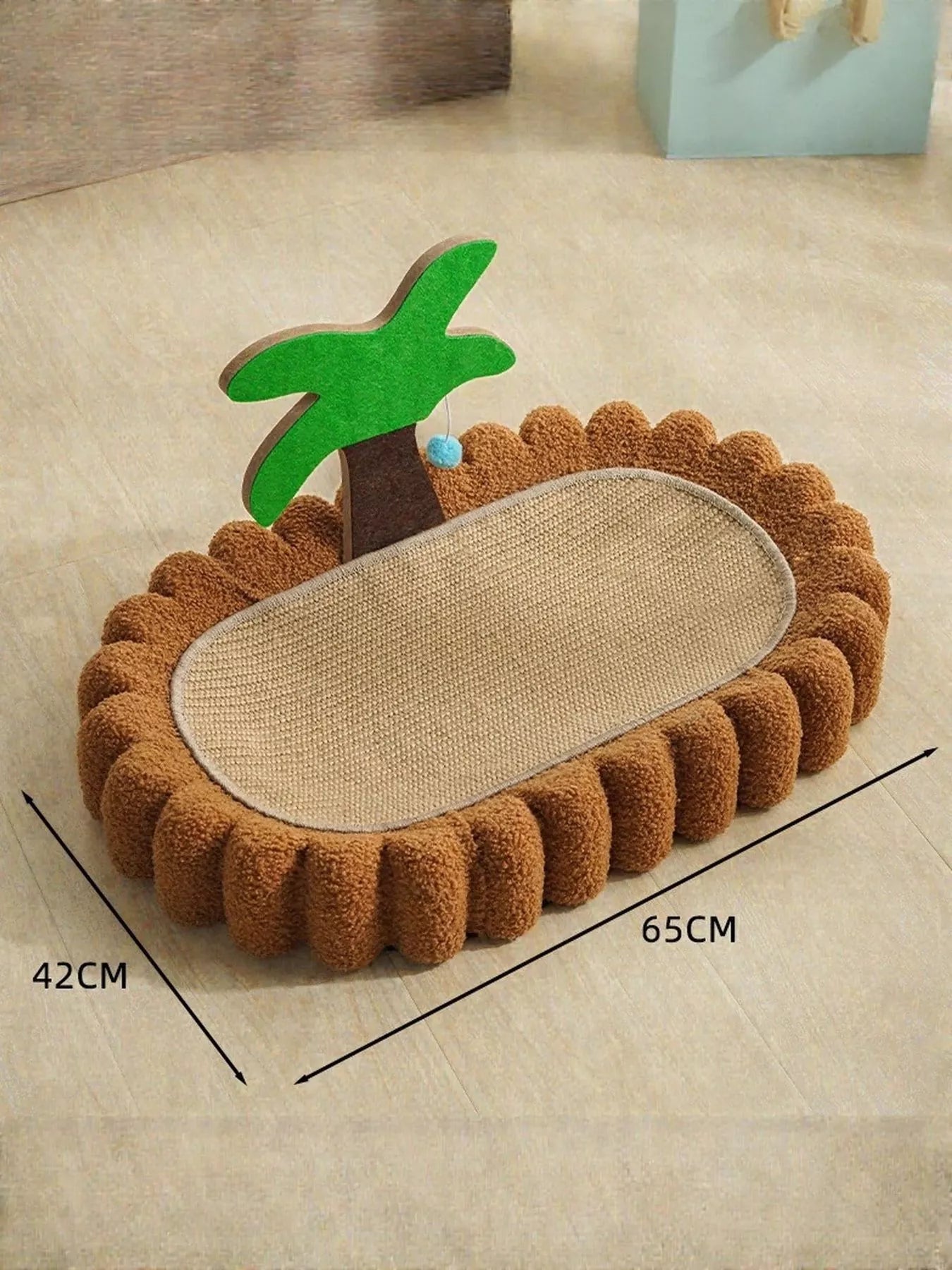 Soft Cat Scratching Post Bed