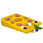 Swiss Cheese Wedge Nylon Dog Chew Toy for Aggressive Chewers | SodaPup