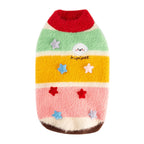 Autumn And Winter Cat Cartoon Star Striped Parent-child Sweater, Small And Medium-sized Dog Warm Parent-child Clothing, Pet Clothes