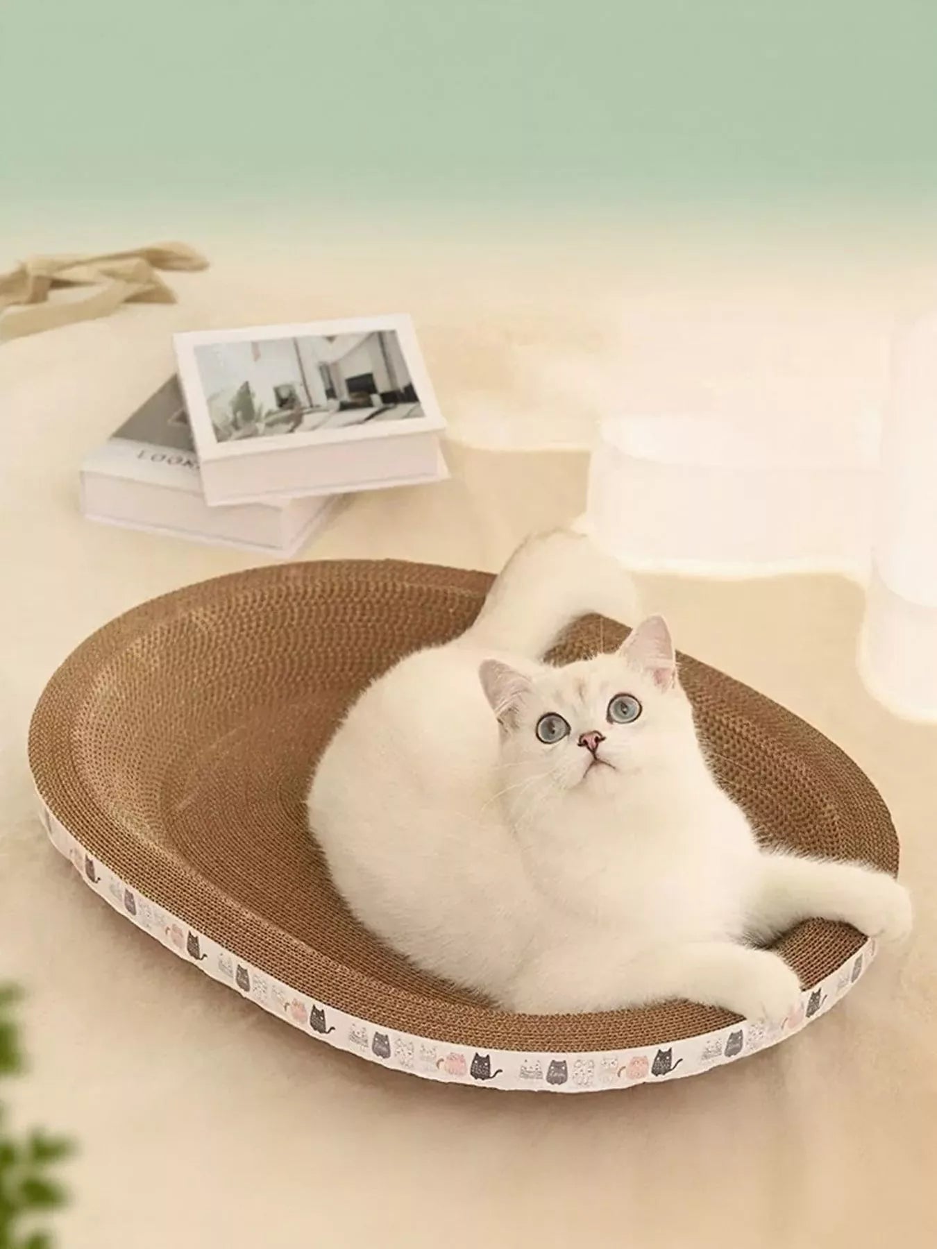 Wear-Resistant Cat Scratching Lounge Bed