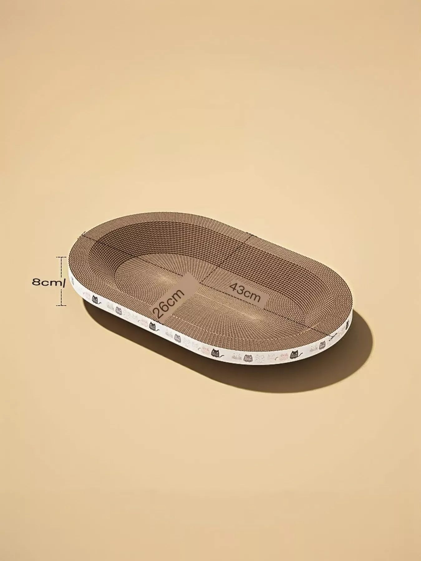 Wear-Resistant Cat Scratching Lounge Bed