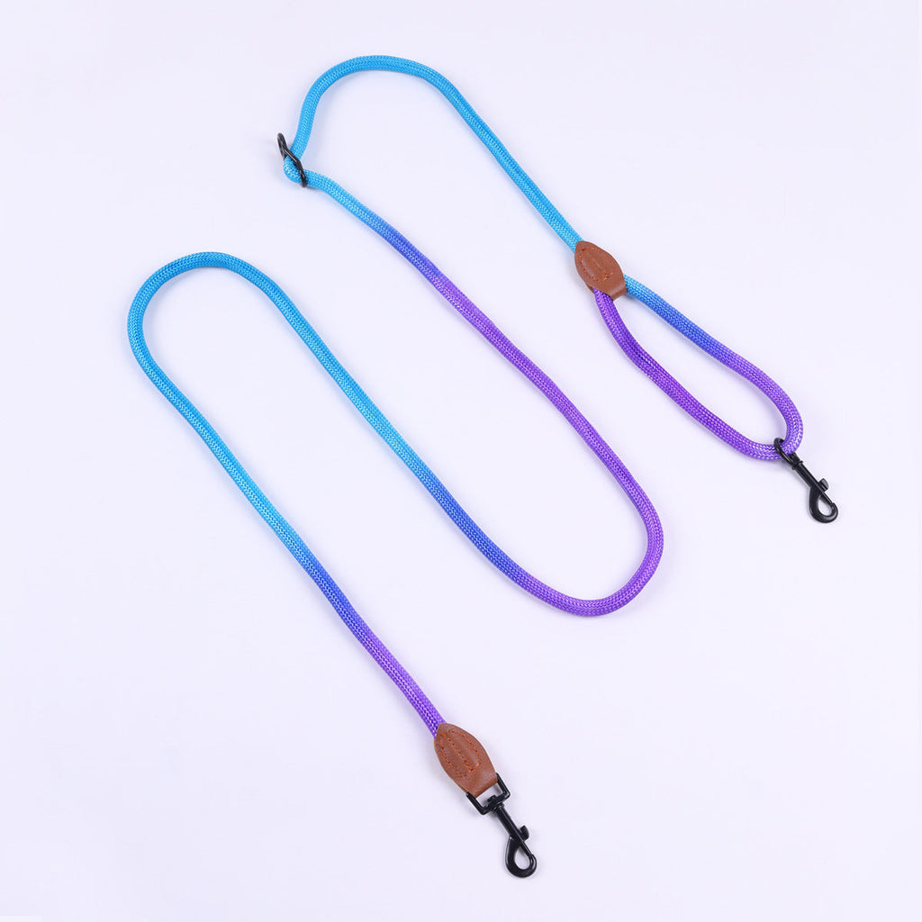 Pet Dog Cat Walking Multi-purpose Reflective Hand Holding Rope
