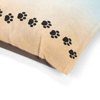 Beach Walk, But Make It Pets — Paw Print Pet Bed