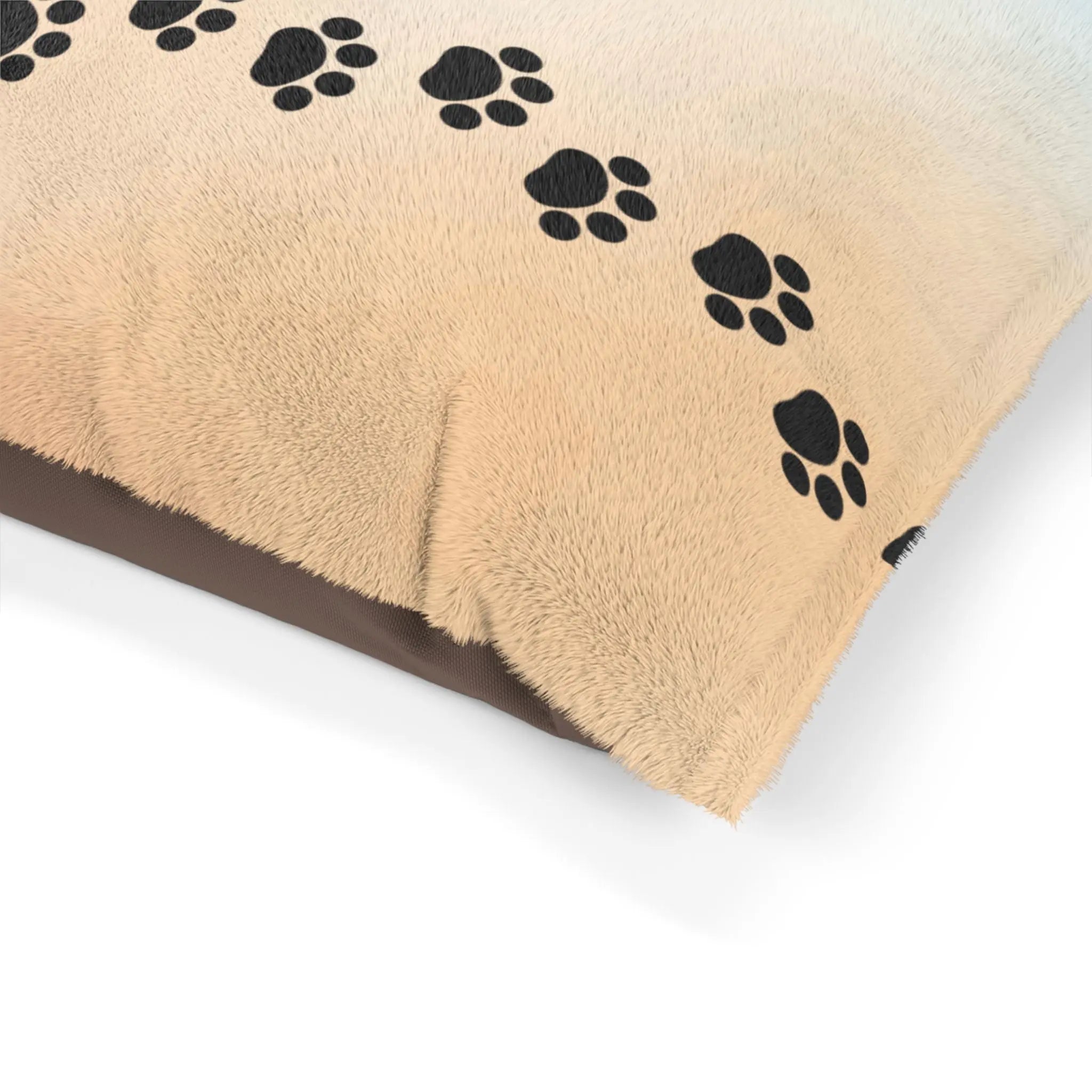 Beach Walk, But Make It Pets — Paw Print Pet Bed