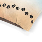 Beach Walk, But Make It Pets — Paw Print Pet Bed