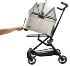 3 in 1 Pet Stroller Dog Cat Travel System Detachable Carrier Foldable 30lb