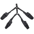 Black Waterproof Adjustable Dog Shoes